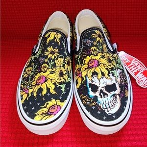 Vans Classic Slip On Beauty Skull